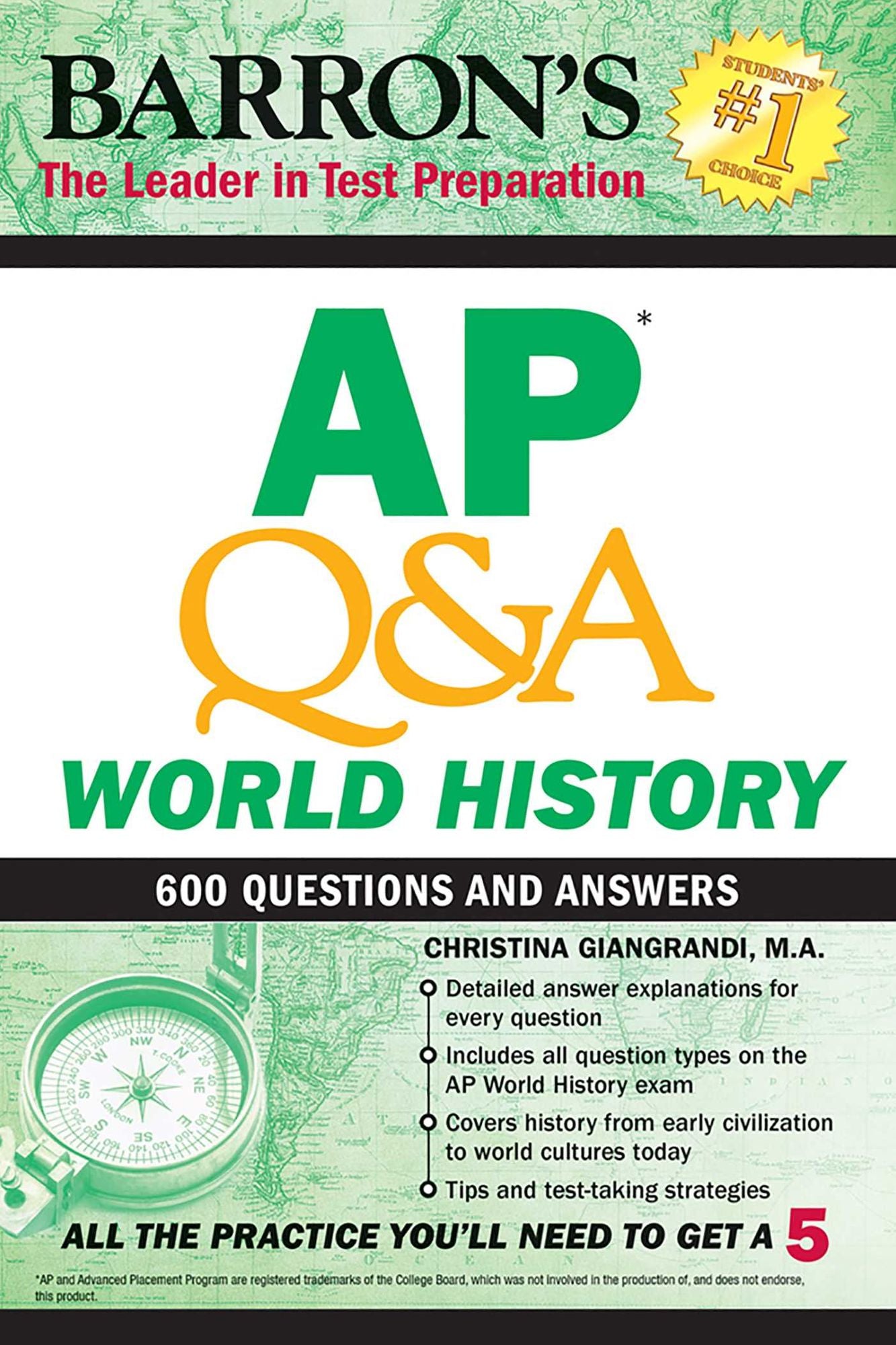 AP QA World History: With 600 Questions and Answers