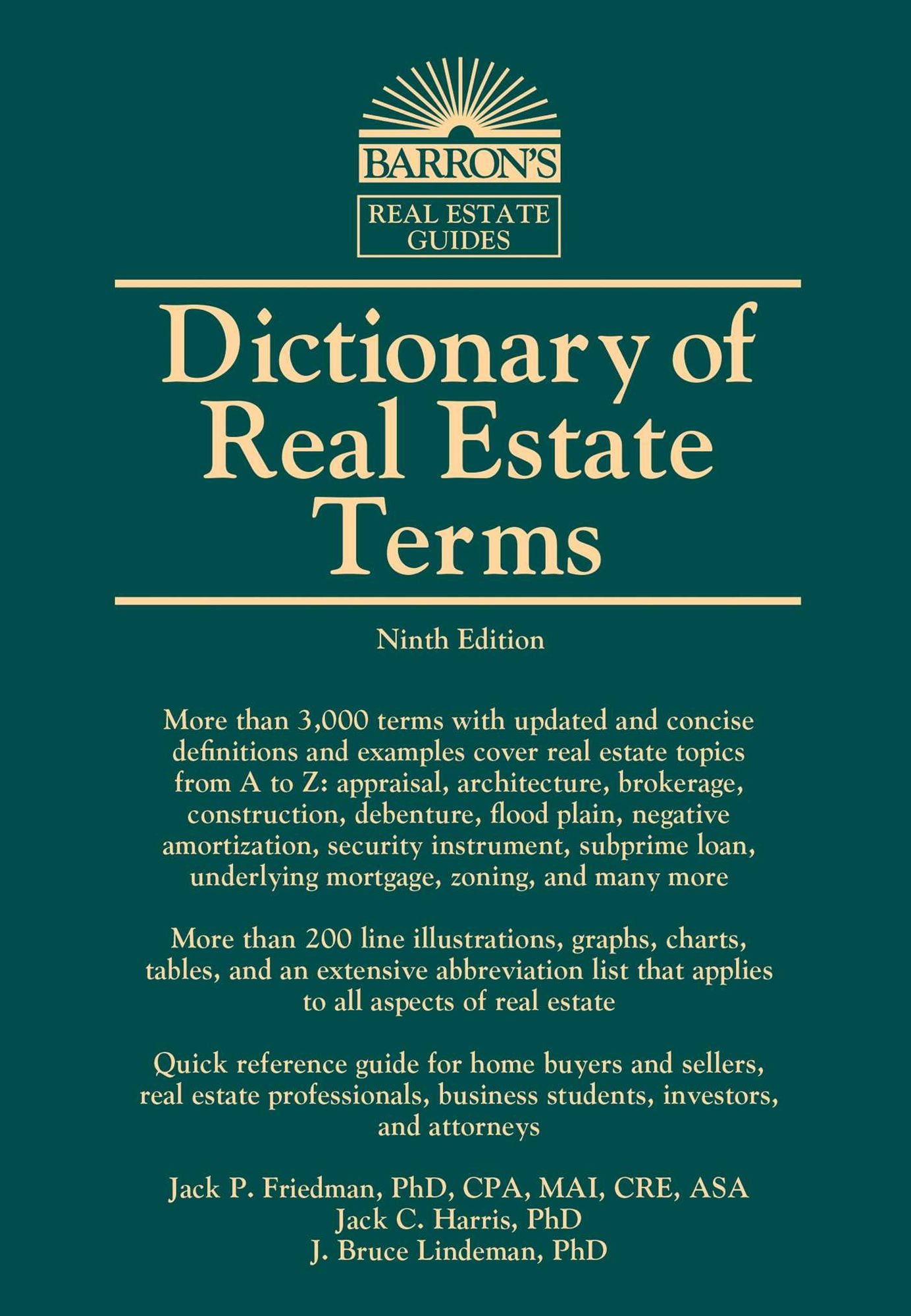 Dictionary of Real Estate Terms, 9th edition