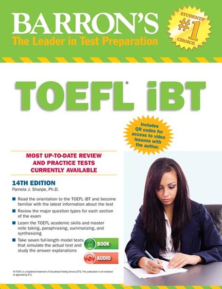 Barron's TOEFL iBT with Audio Compact Discs, 14th Edition