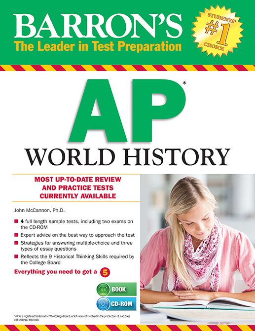 Barron's AP World History with CD-ROM, 6th Edition