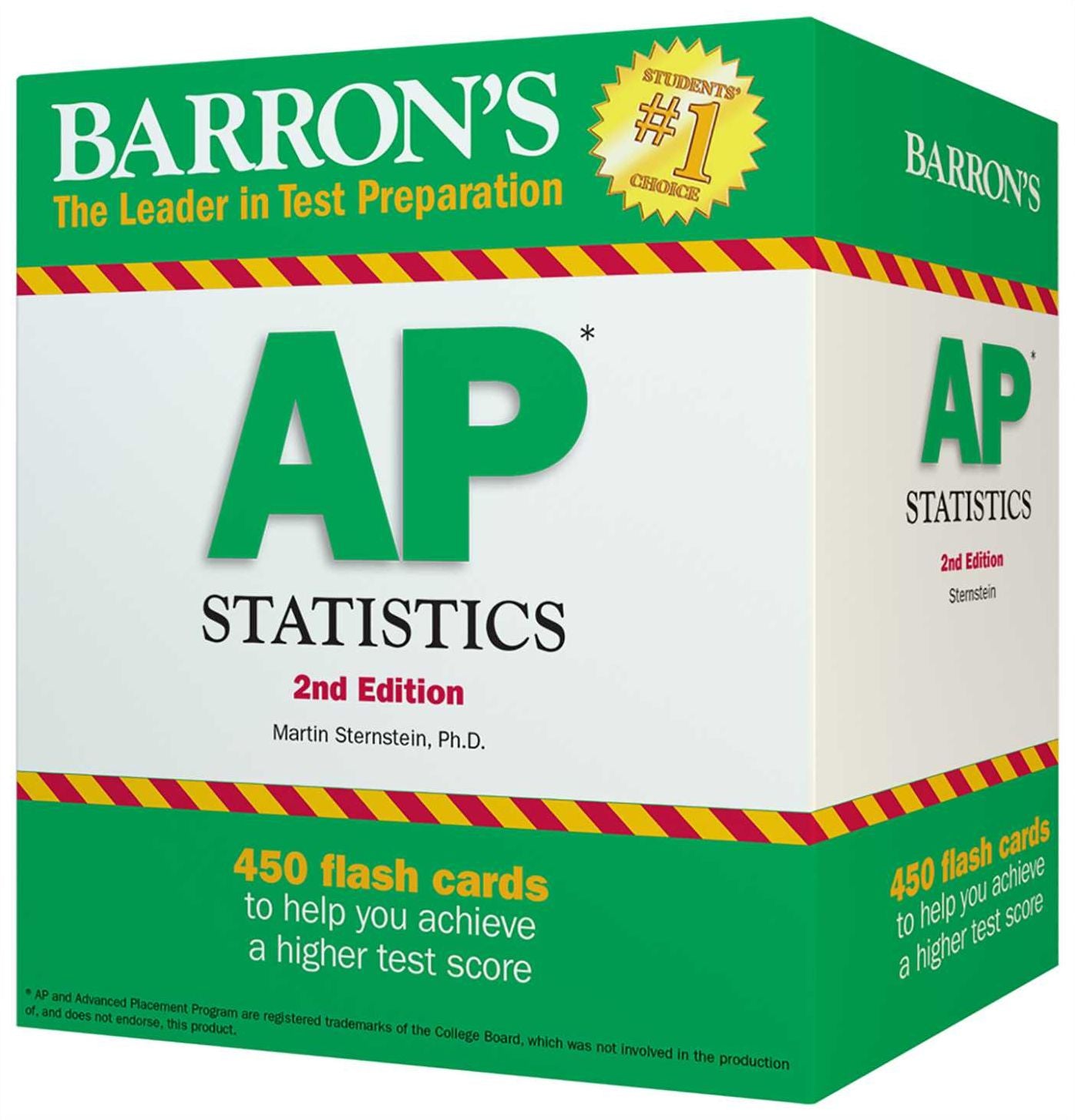 Barron's AP Statistics Flash Cards, 2nd Edition
