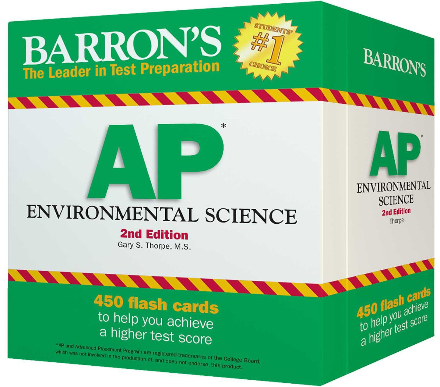 Barron's AP Environmental Science Flash Cards, 2nd Edition