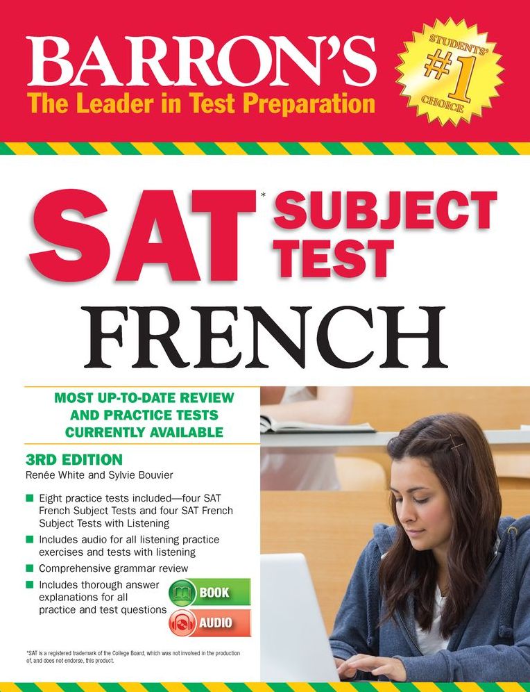 Barron's SAT Subject Test French with Audio CDs, 3rd Edition