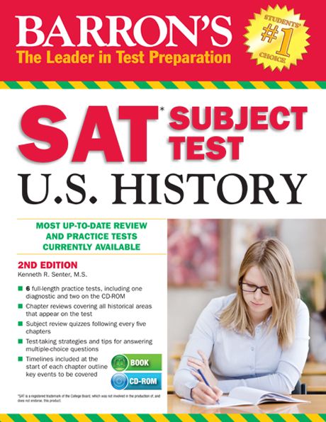 Barron's SAT Subject Test in U.S. History with CD-ROM, 2nd Edition