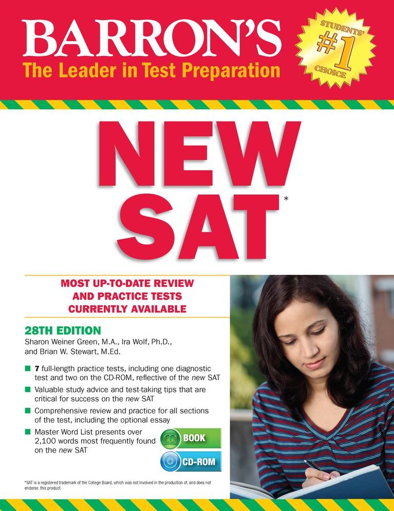 Barron's NEW SAT with CD-ROM, 28th Edition