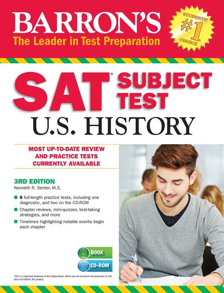 Barron's SAT Subject Test: U.S. History w/CD-ROM, 3rd Edition