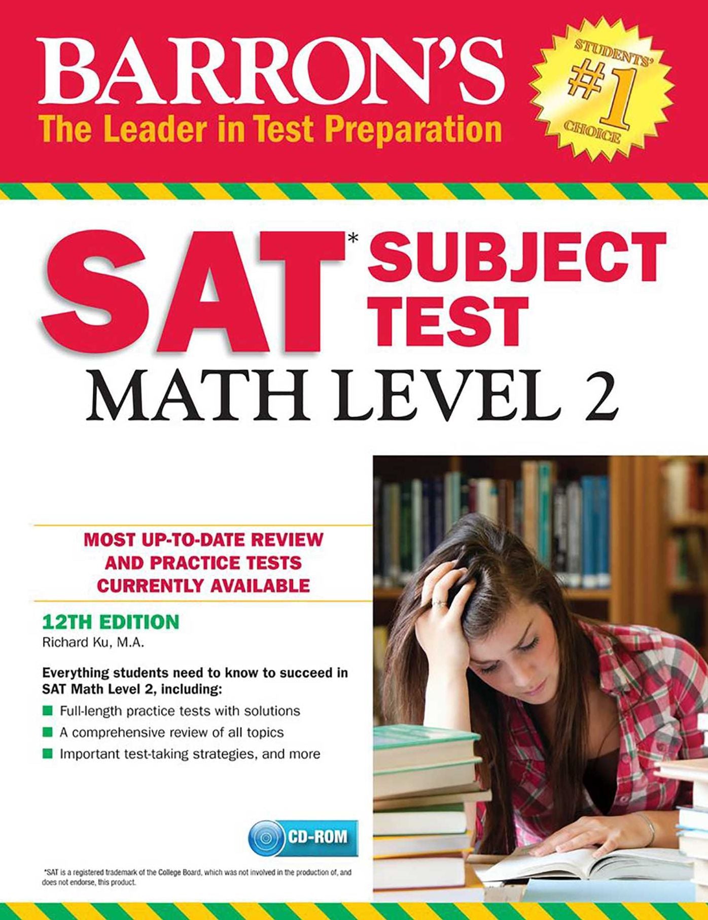 Barron's SAT Subject Test: Math Level 2 , 12th Edition