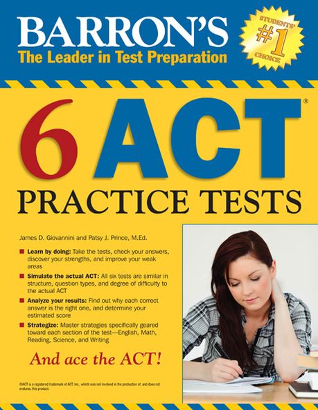 ACT 6 Practice Tests, 1st edition
