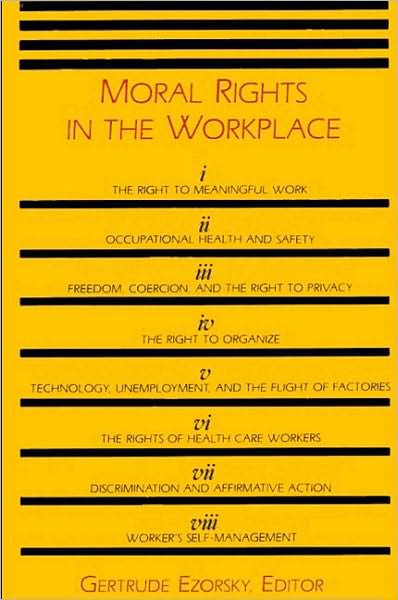 Moral Rights in the Workplace