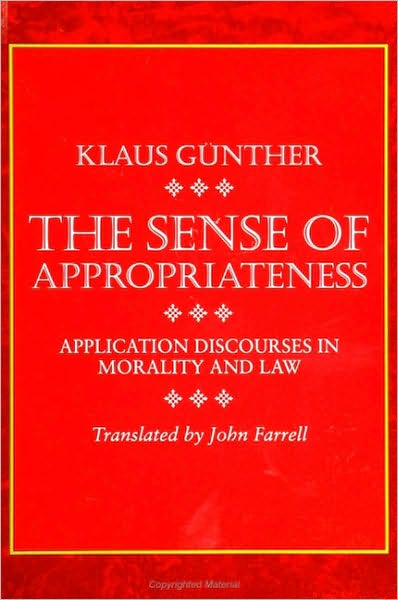 Sense of Appropriateness, The