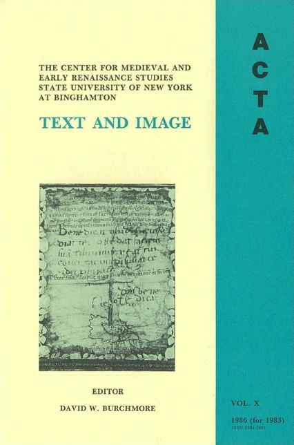 ACTA Volume #10: Text and Image