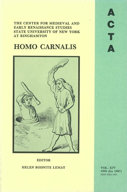 ACTA Volume #14: Homo Carnalis