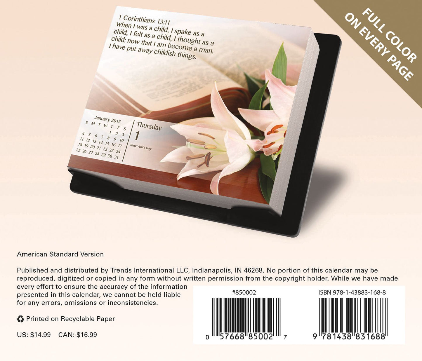 Bible Verses 2015 Calendar