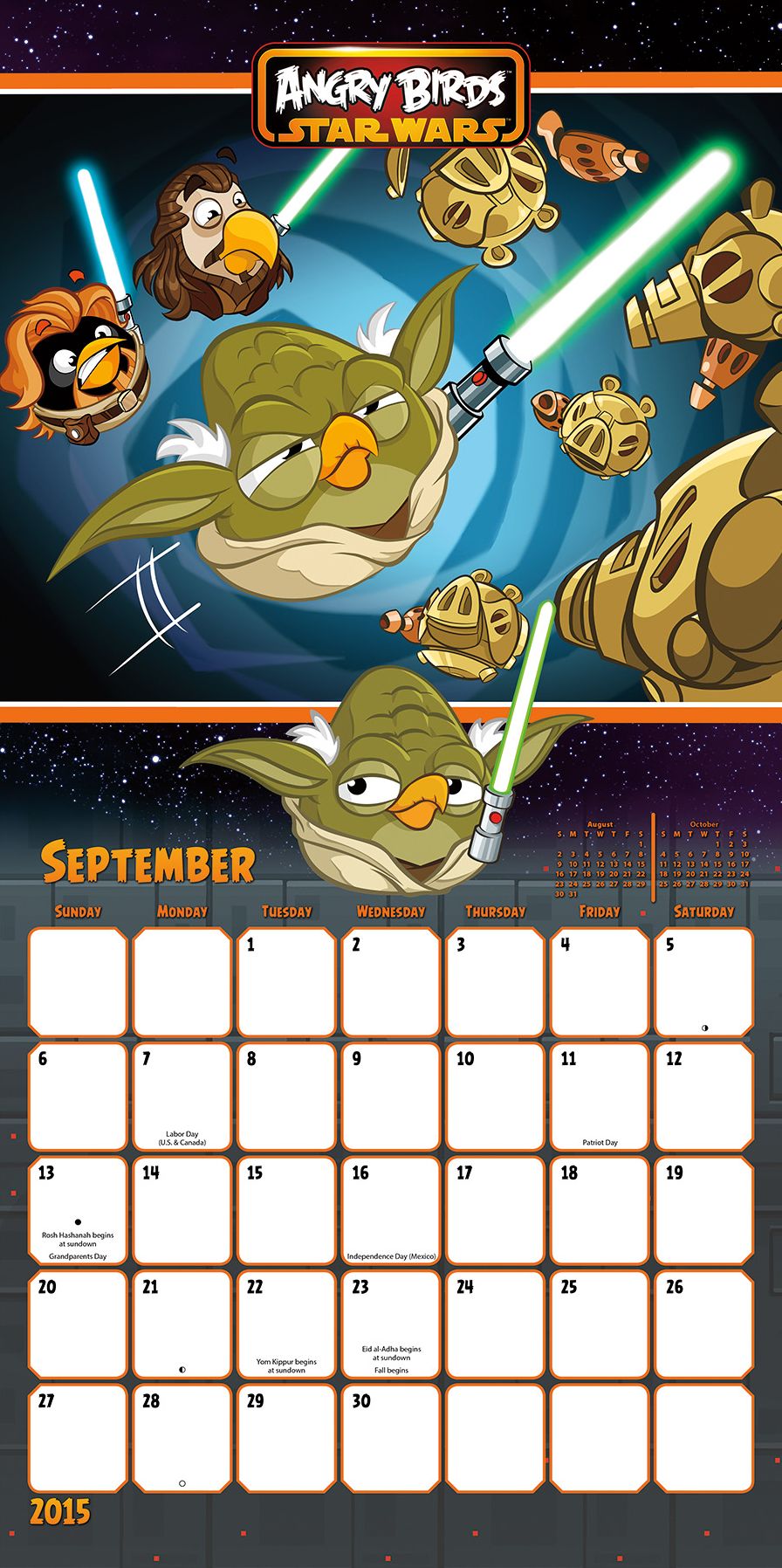 Angry Birds 2015 Calendar