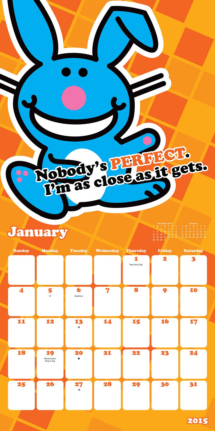 It's Happy Bunny 2015 Calendar