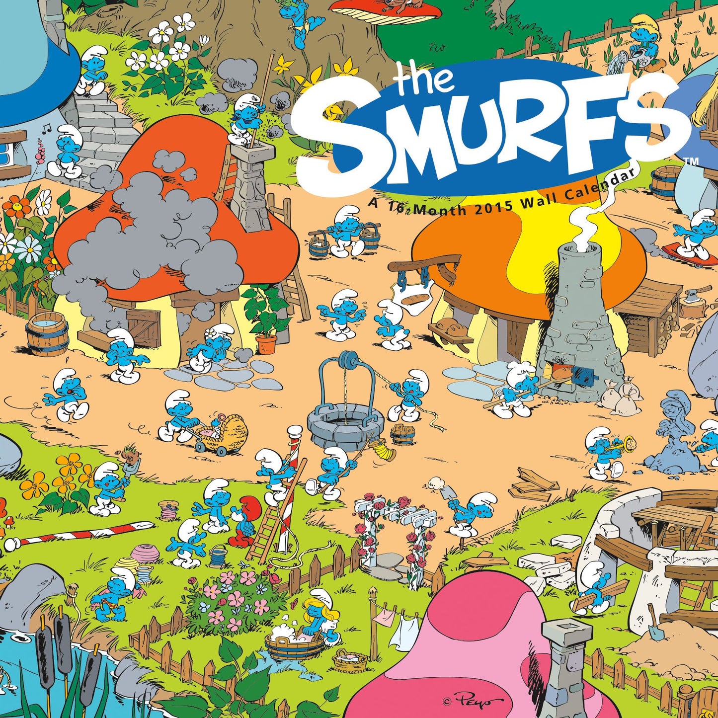 Smurfs 2015 Calendar