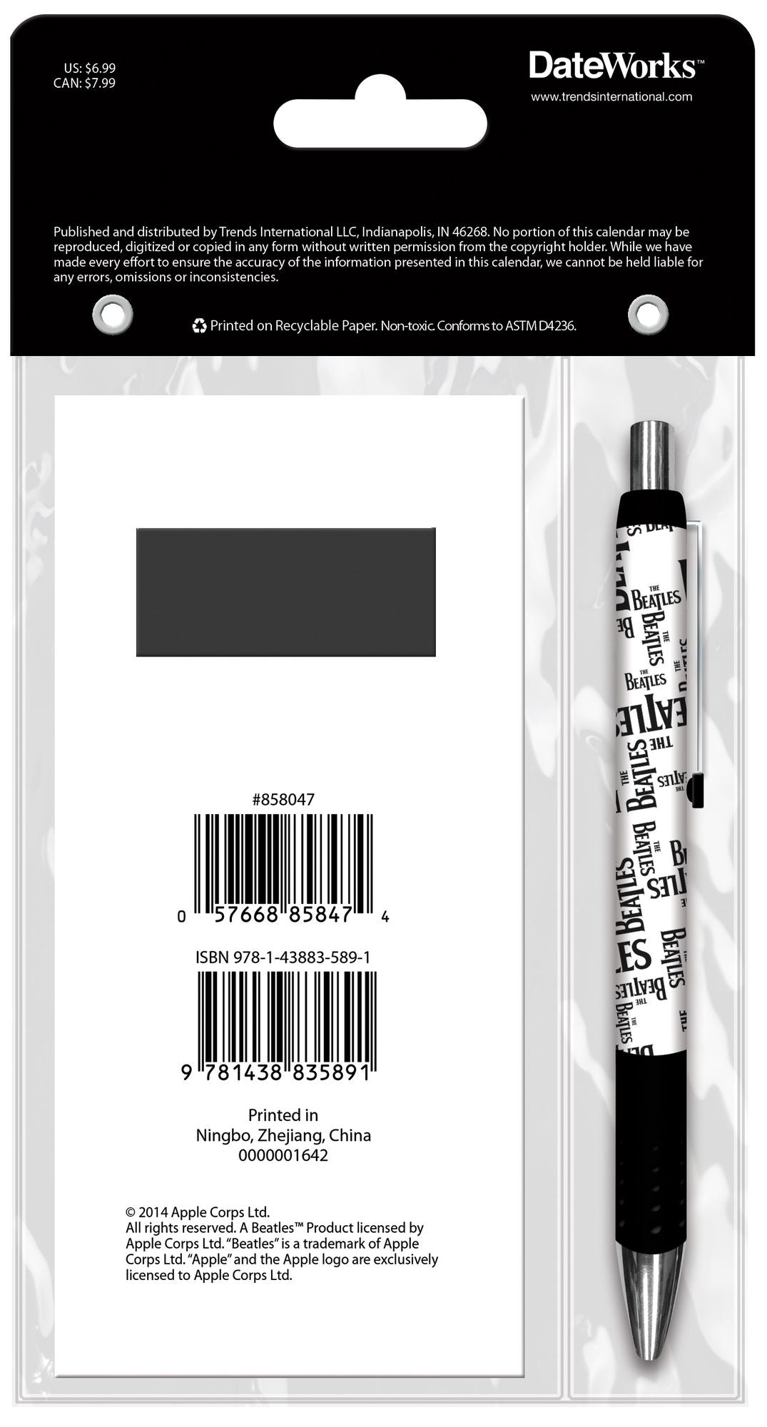 2015 Weekly Pen the Beatles