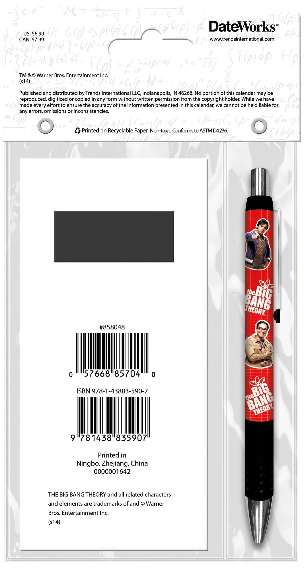 2015 Weekly Pen the Big Bang Theory
