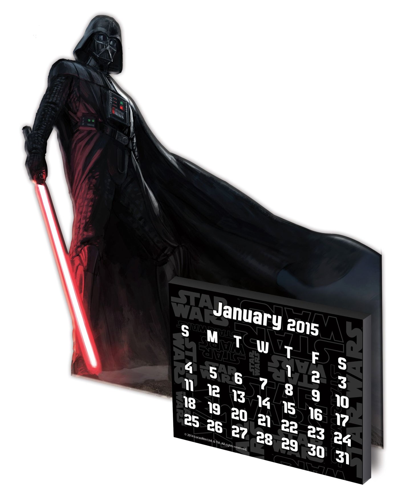Star Wars 2015 Standee Calendar