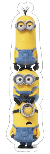 Despicable Me Minions Shapemark Bookmark