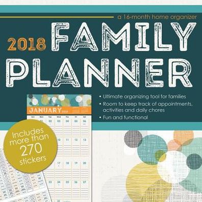 2018 FAMILY PLANNER (W/BONUS STICKER SHEET) WALL CALENDAR