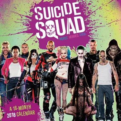 2018 SUICIDE SQUAD WALL CALENDAR