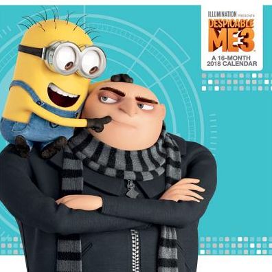 2018 DESPICABLE ME 3 WALL CALENDAR