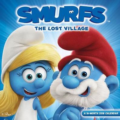 2018 SMURFS: THE LOST VILLAGE WALL CALENDAR