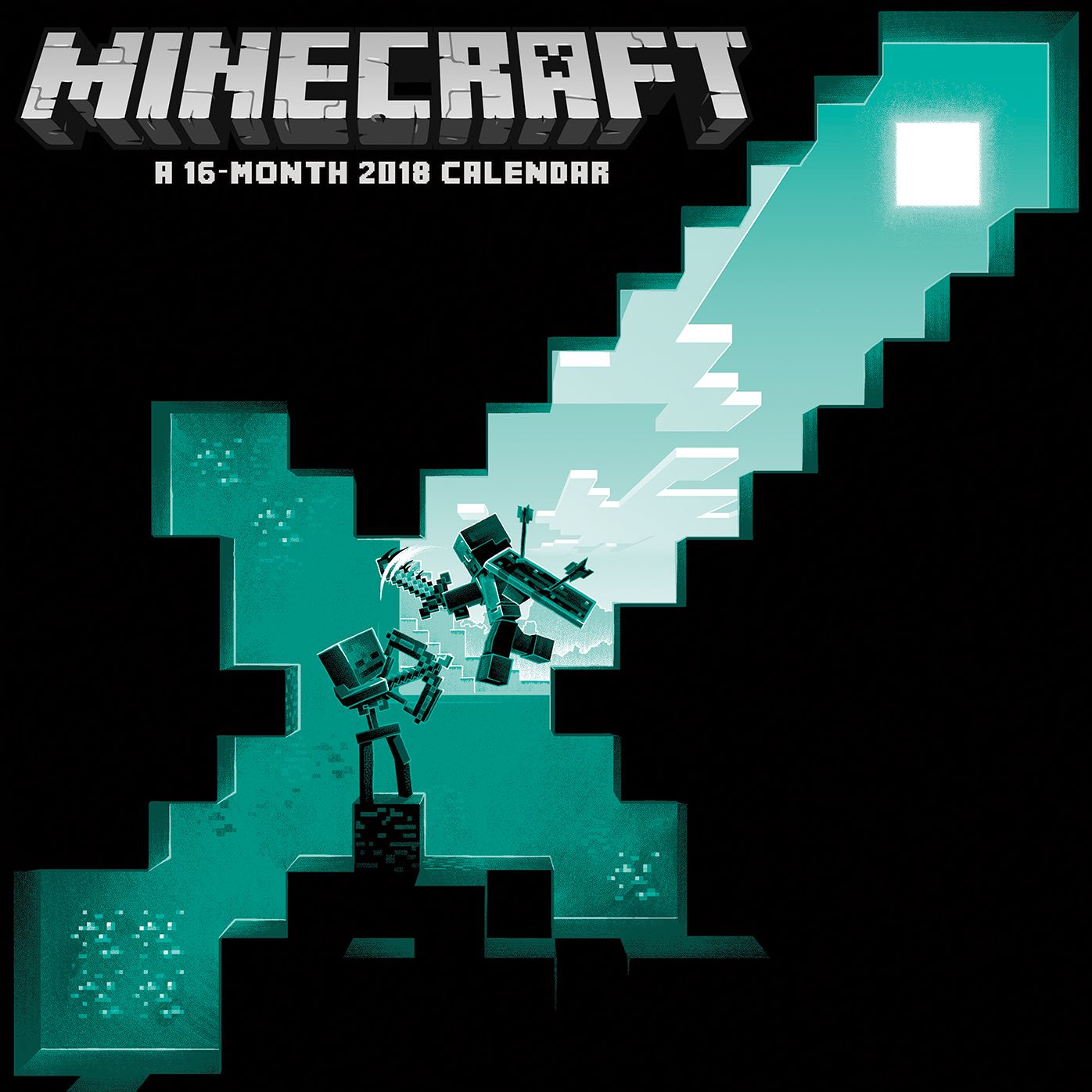 2018 MINECRAFT WALL CALENDAR