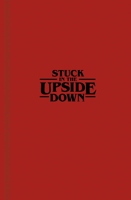 STRANGER THINGS STUCK - LEATHER JOURNAL DEBOSSED