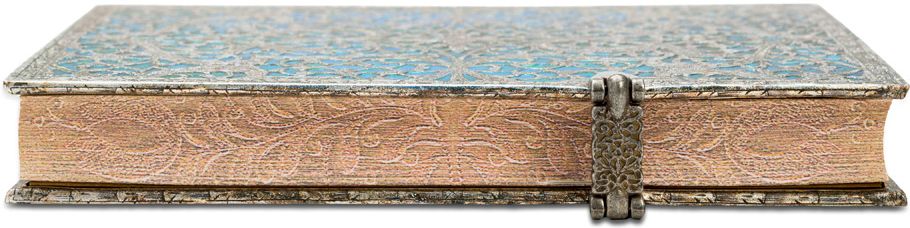Maya Blue Midi Bound Lined Journal 5'' x 7''