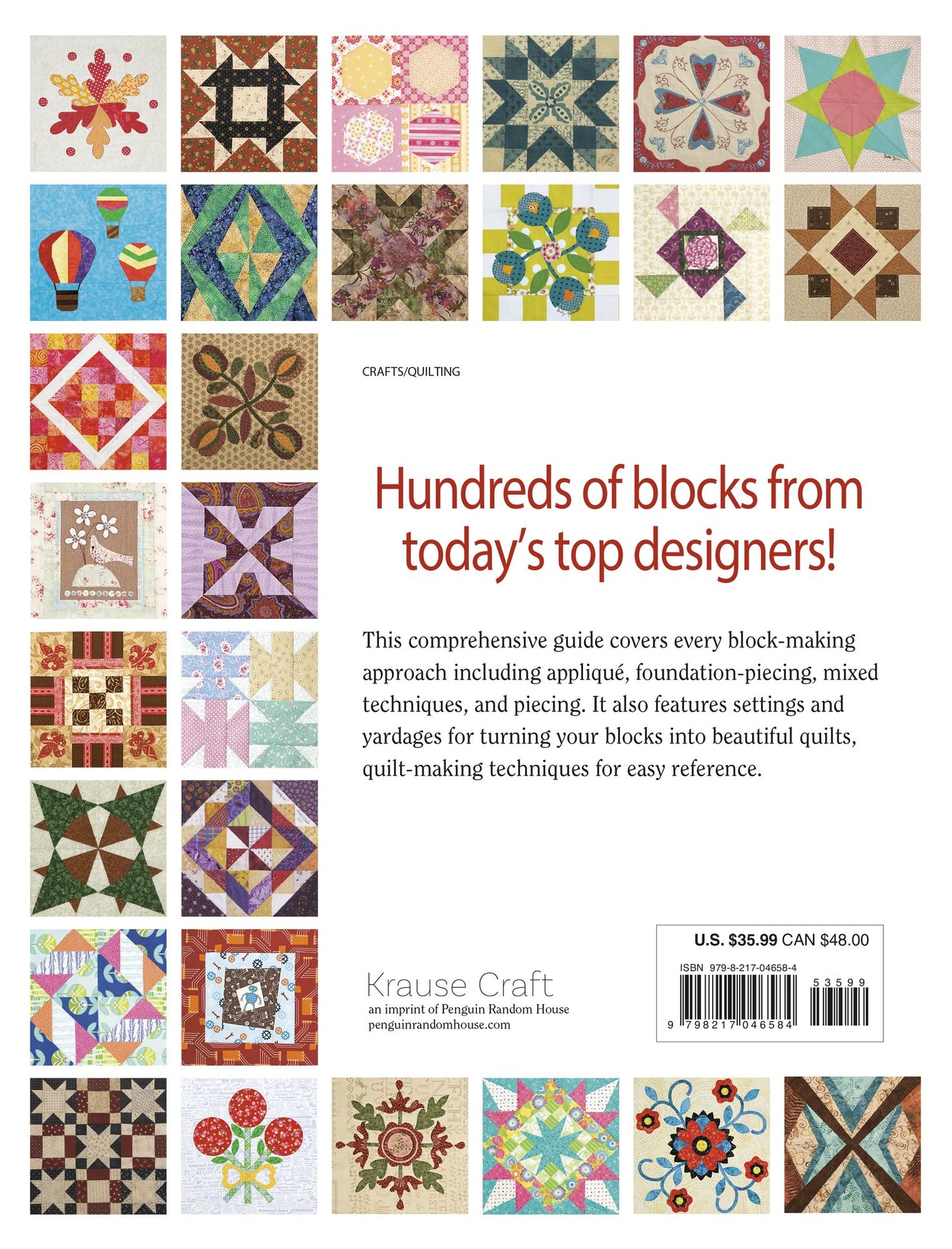 Quiltmaker's 1,000 Blocks: A Collection of Quilt Blocks from Today's Top Designers