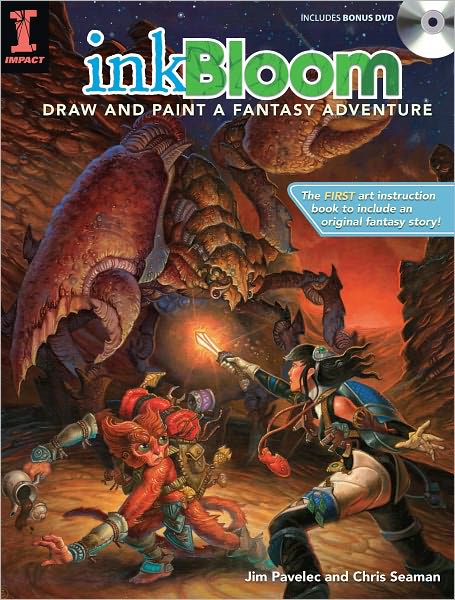 Ink Bloom: Draw and Paint a Fantasy Adventure (PagePerfect NOOK Book)