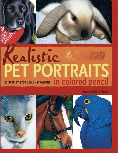 Realistic Pet Portraits in Colored (PagePerfect NOOK Book)