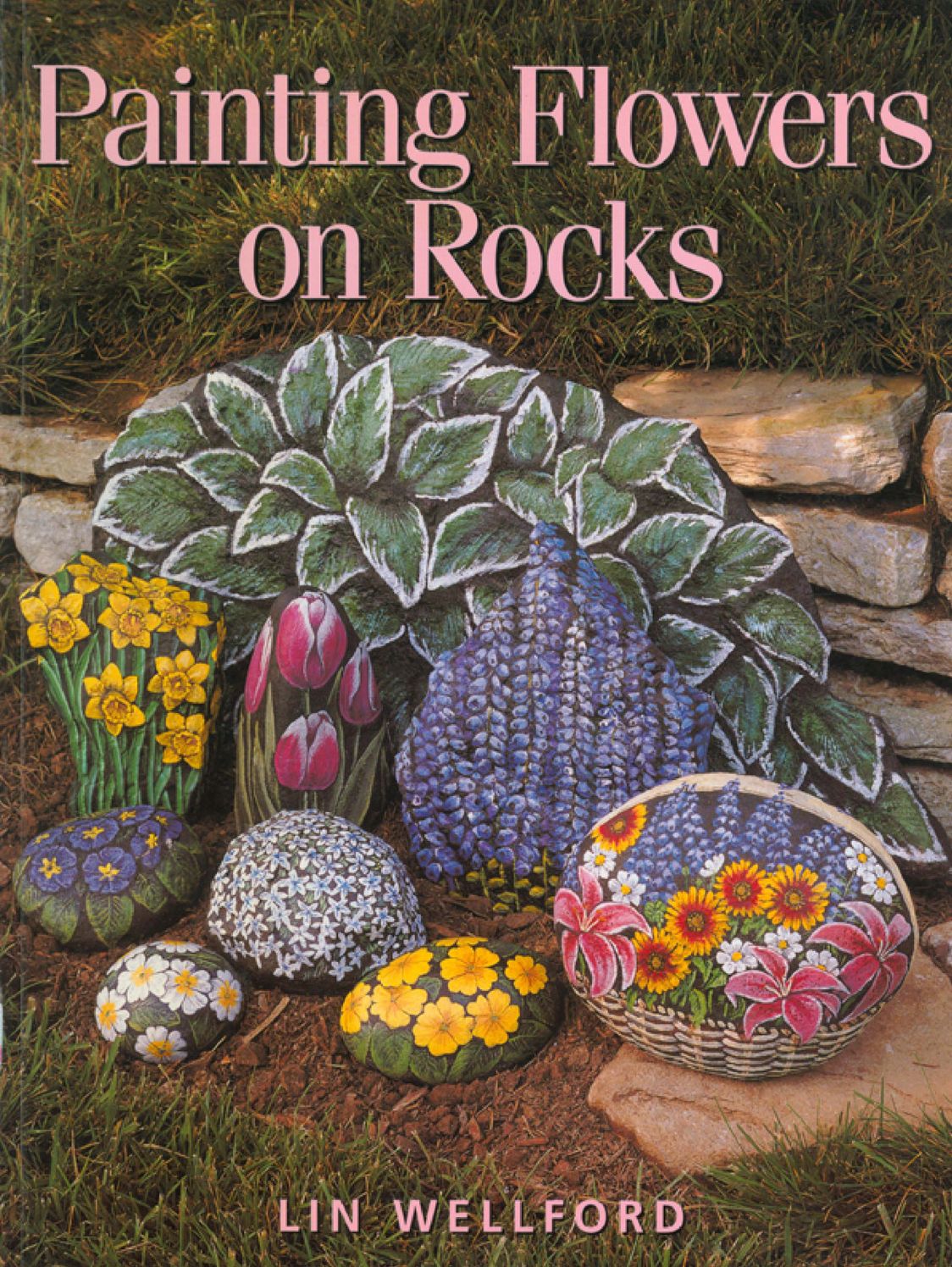Painting Flowers on Rocks