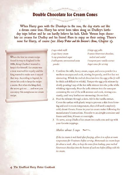 The Unofficial Harry Potter Cookbook: From Cauldron Cakes to Knickerbocker Glory--More Than 150 Magical Recipes for Muggles and Wizards