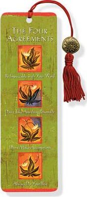 The Four Agreements Beaded Bookmark