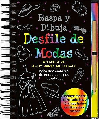 Desfile de modas raspa y dibuja
