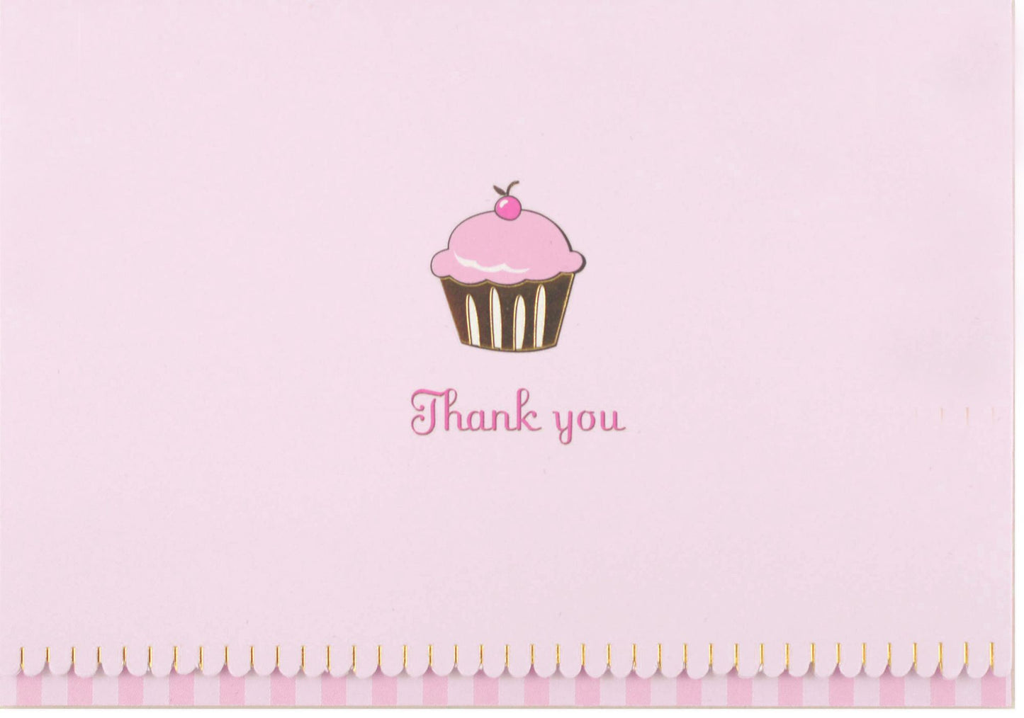 Cupcake Thank You Notes Set of 14