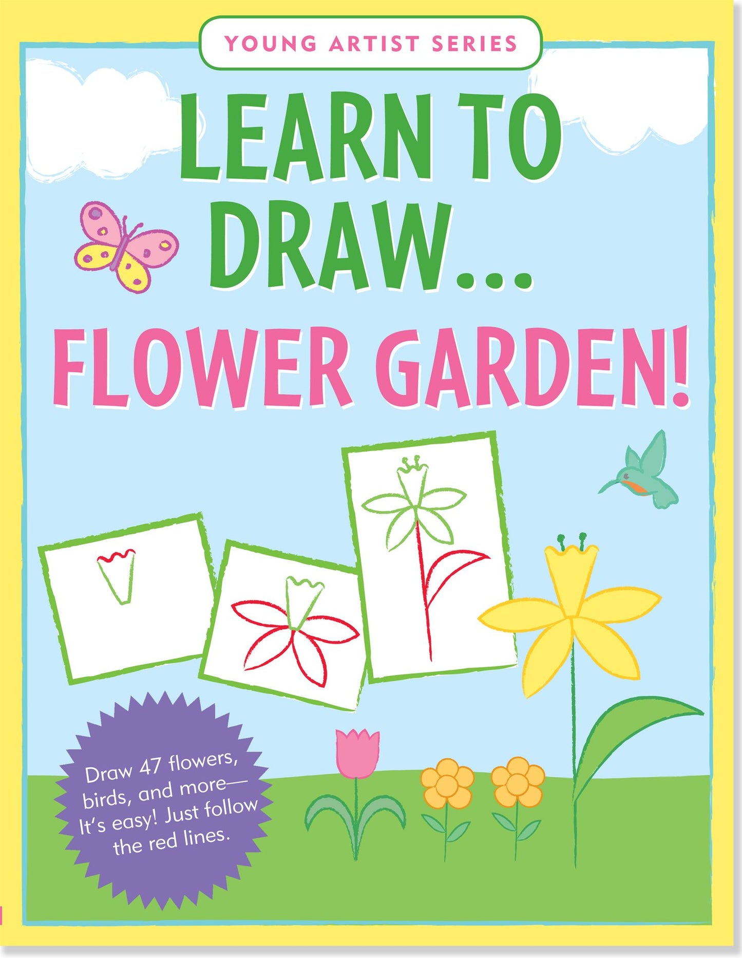 Learn To Draw Flower Garden! (Easy Step-by-Step Drawing Guide)