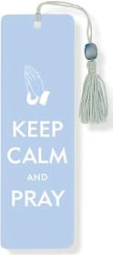 Keep Calm and Pray Beaded Bookmark