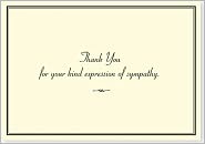 Sympathy Thank You Boxed Note Cards Set of 14