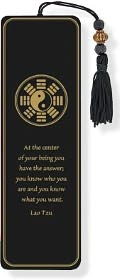 Yin Yang Beaded Bookmark