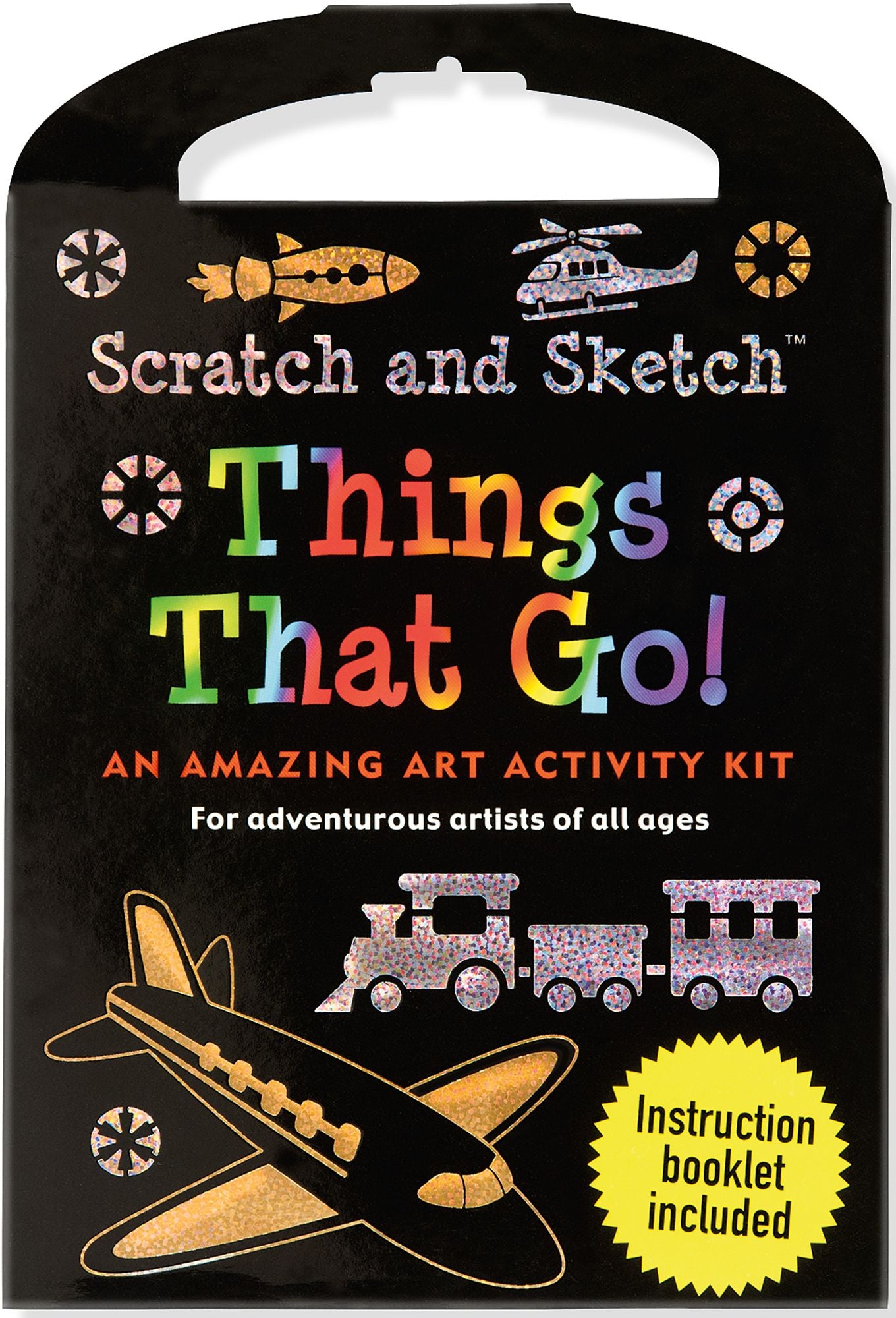 Things That Go Scratch & Sketch Kit: An Amazing Art Activity Kit for Adventurous Artists of All Ages