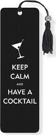 Keep Calm Cocktail Paper Bookmark