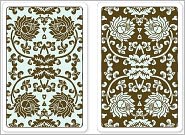 Acadian Tapestry Premium Plastic Playing Cards, Set of 2, Standard Index (Bridge Size)