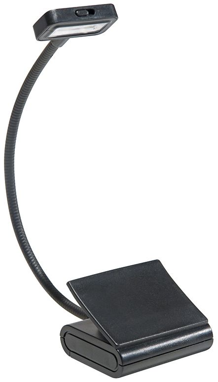 Trio Clip-On Reading Light in Black