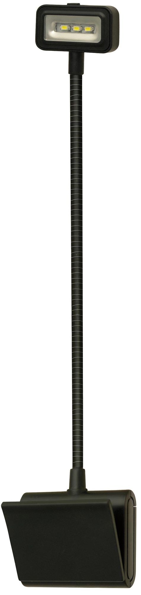 Trio Clip-On Reading Light in Black