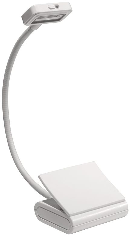 Trio Clip-On Reading Light in White