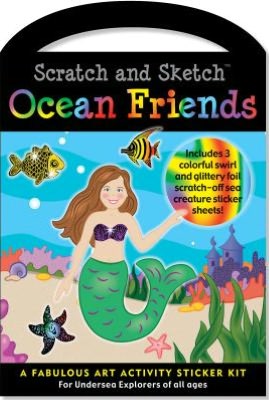 Scratch & Sketch Ocean Friends Sea Sticker Kit